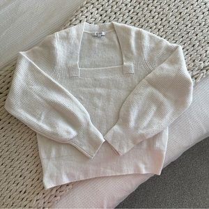Madewell Squareneck Sweater
